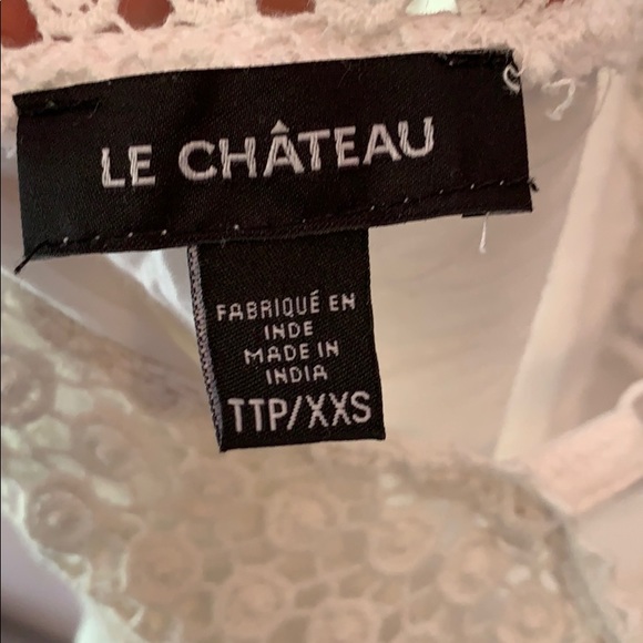 Le Chateau 3/4 sleeve white lightweight shirt - Picture 5 of 5